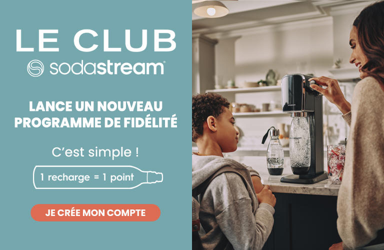 Bienvenue sur le Club SodaStream