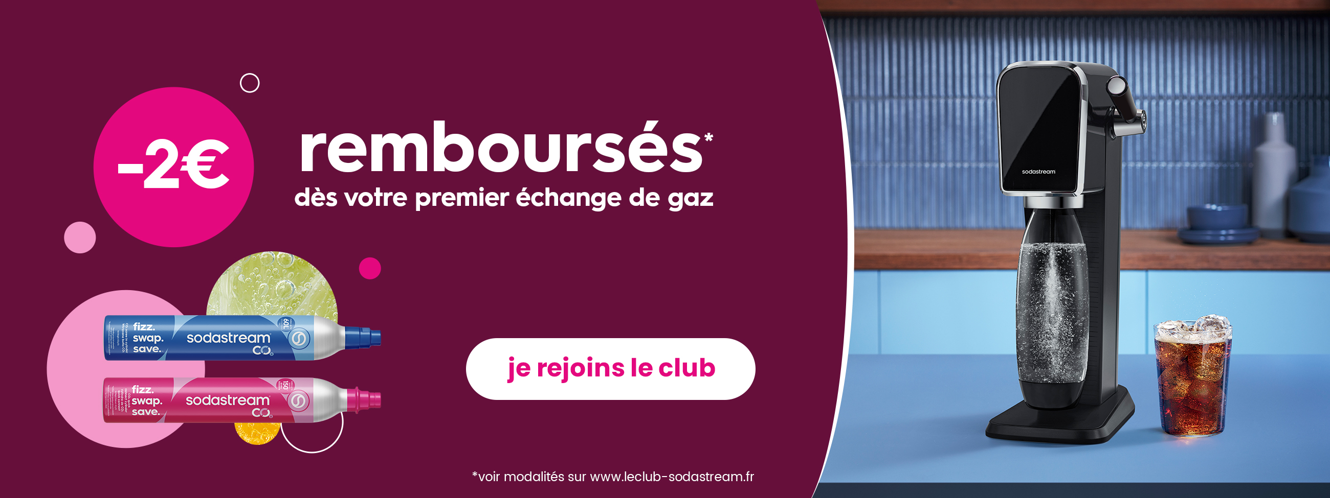 Bienvenue sur le Club Sodastream