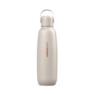 Bouteille 0,9L fizz&go Cool blanc sable